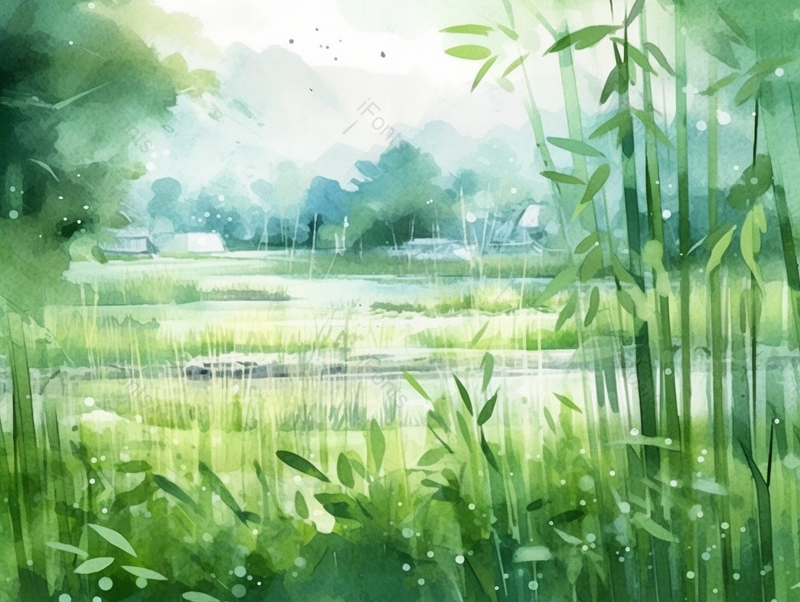 中国风水墨画芒种2,插画/手绘图,插画/手绘图库,插画/手绘图下载,插画/手绘